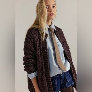 NWT! FP Free People Raye Cardigan Sz XL